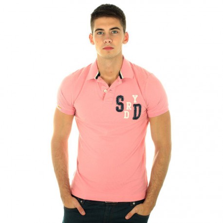 Polo Superdry MS6CH93-94J Rose
