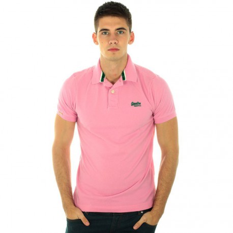 Polo Superdry MS6CH11F1-04R Rose