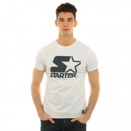 Tee-Shirt Starter 222614 Blanc/Navy