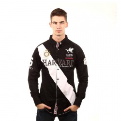 Chemise Geographical Norway Zarvard Noir