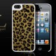Coque iPhone 5 Disco Leopard Case-Or